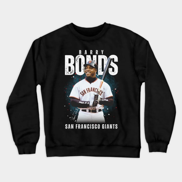 Barry Bonds Original Aesthetic Tribute 〶 Crewneck Sweatshirt by Terahertz'Cloth